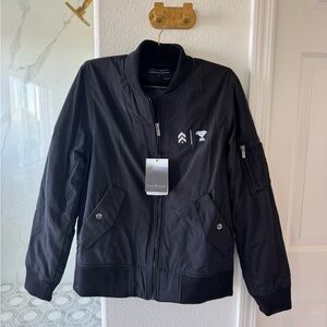 NWT Barry’s Bootcamp Challenge Black Bomber Jacket Size Small